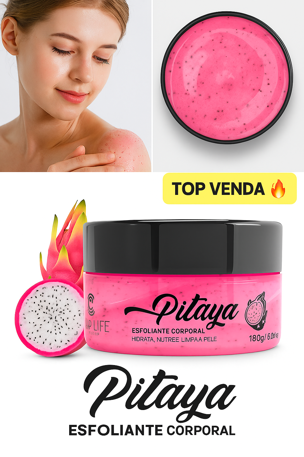 Esfoliante de pitaya rejuvenescimento e renovacao celular copia