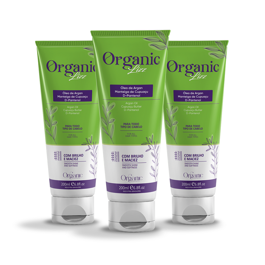 Progressiva Organic Lizz - Liso Natural - Pague na entrega!